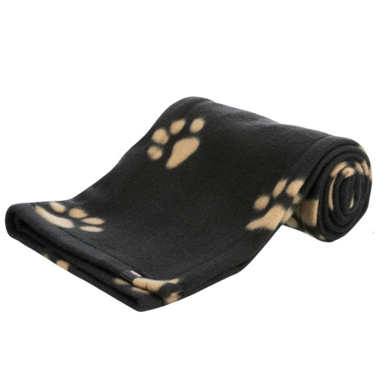 Trixie Fleece deken Beany - 100 × 70 cm - zwart