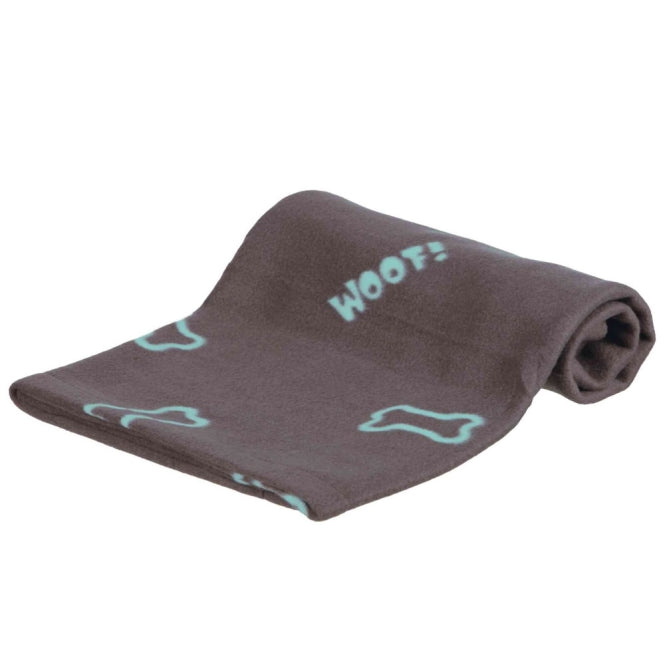 Trixie Fleece deken Beany - 100 × 70 cm - taupe