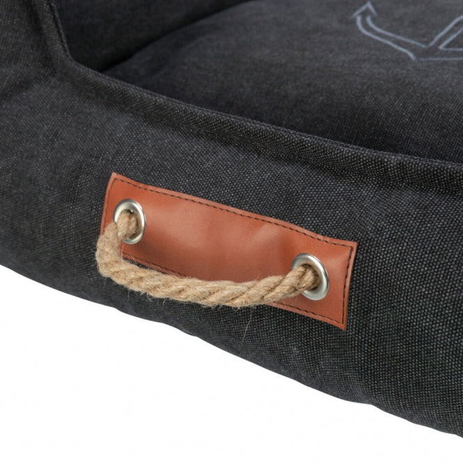 Trixie BE NORDIC bed Föhr - Zwart - 100 × 80 cm