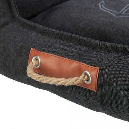 Trixie BE NORDIC bed Föhr - Zwart - 100 × 80 cm