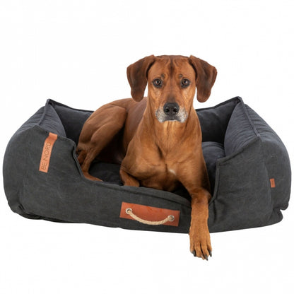 Trixie BE NORDIC bed Föhr - Zwart - 100 × 80 cm