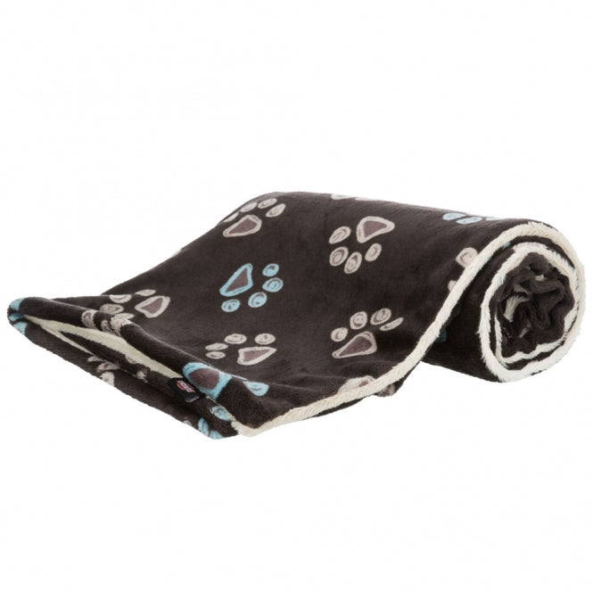 Trixie - Pluche deken Jimmy - taupe/beige - 150 × 100 cm