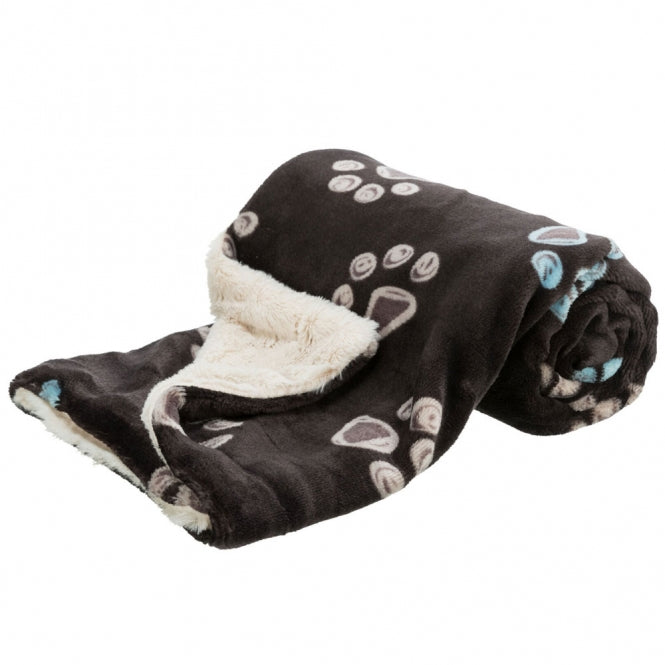 Trixie - Pluche deken Jimmy - taupe/beige - 150 × 100 cm