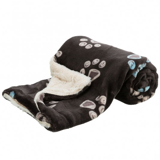 Trixie - Pluche deken Jimmy - taupe/beige - 150 × 100 cm