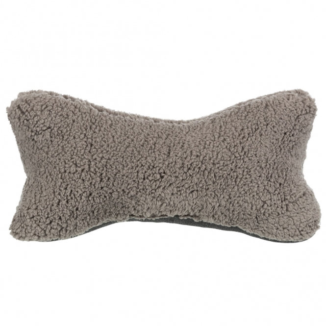 Trixie Bendson kussen - 40 x 22 cm - lichtgrijs/donkergrijs