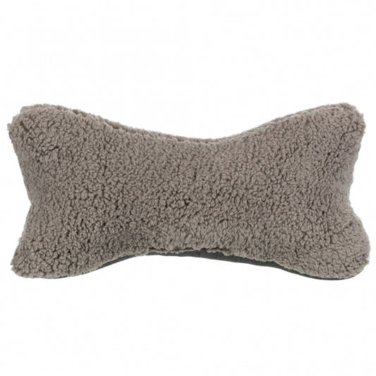 Trixie Bendson kussen - 40 x 22 cm - lichtgrijs/donkergrijs