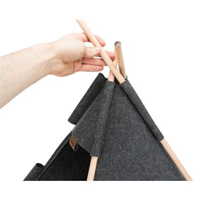 Trixie Kattenmand Tipi Vilt Antraciet