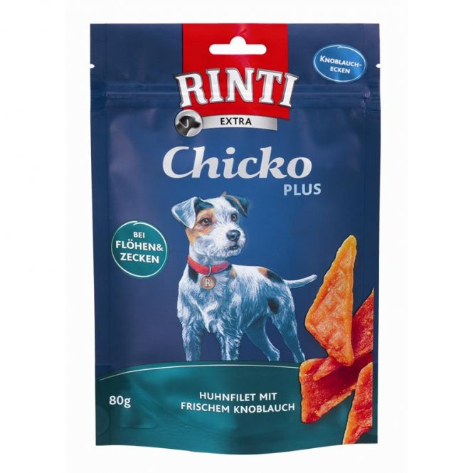 Rinti Extra Snack Chicko Knoflookhoekjes - 80 g