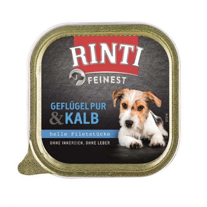 Rinti Schaaltje Feinest Gevogelte & Kalf Puur - 150 g