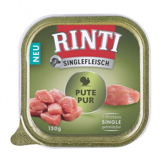 Rinti Schaaltje Singlefleisch Kalkoen Puur - 150 g