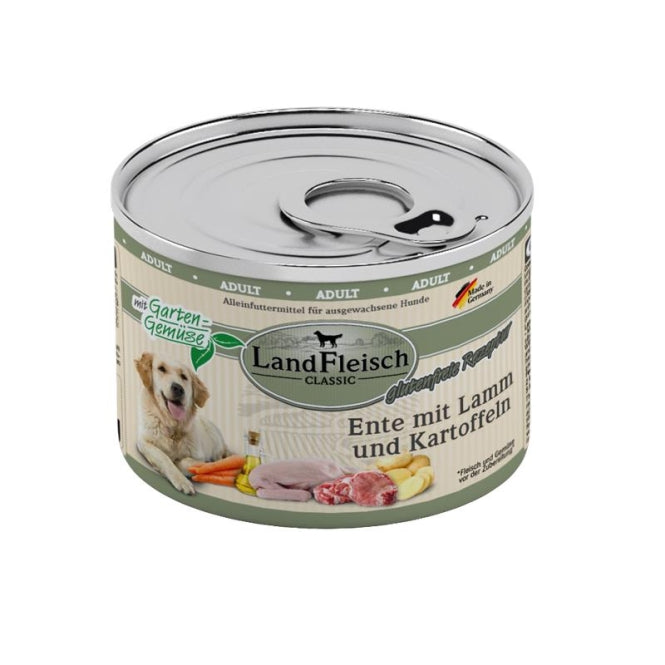 Landfleisch Dog Classic Eend met Lam & Aardappel - 195 g