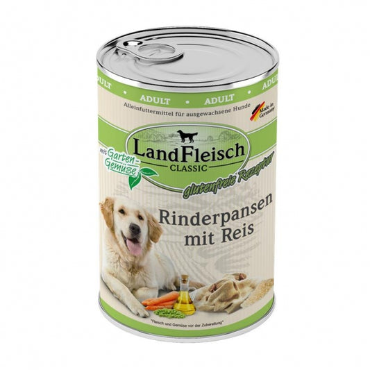 Landfleisch Dog Classic Rundpens met Rijst & Tuingroente - 400 g