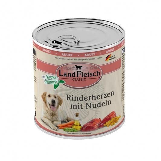 Landfleisch Dog Classic Rundharten met Pasta & Tuingroente - 800 g