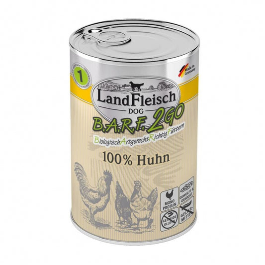 LandFleisch B.A.R.F.2GO 100% Kip - 400 g