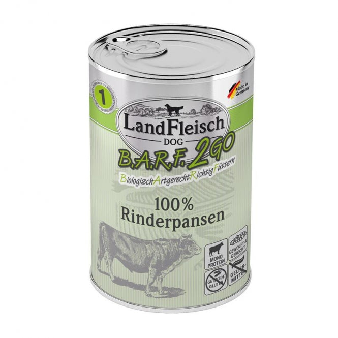 LandFleisch B.A.R.F.2GO 100% Runderpens - 400 g