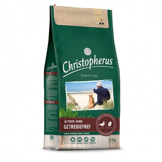 Christopherus Graan-vrij Senior Eend & Aardappel - 12 kg