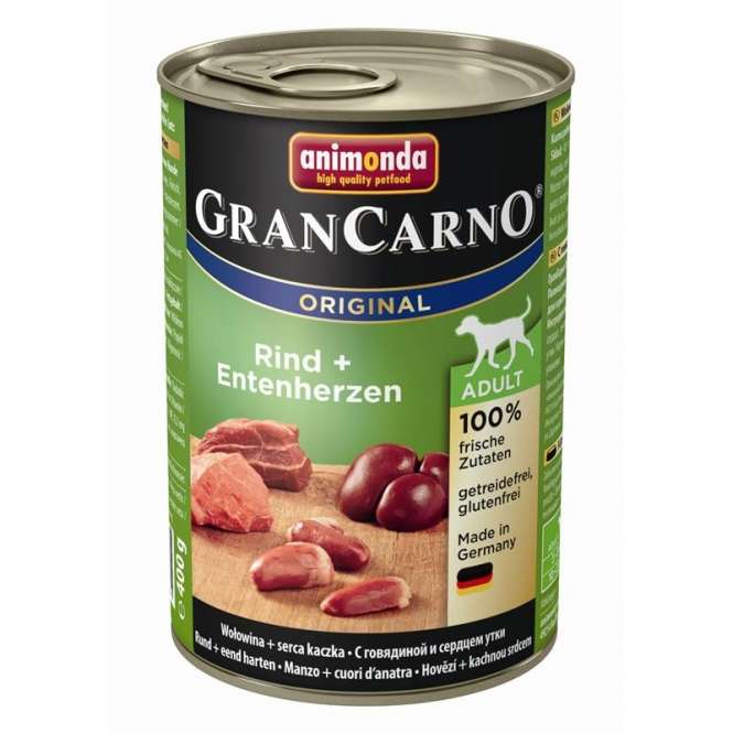 Animonda GranCarno Adult Rund & Eendenhartjes - 400g