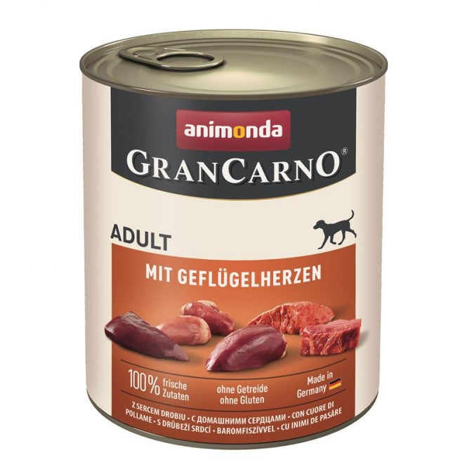 Animonda GranCarno Adult met Gevogeltehartjes - 800g