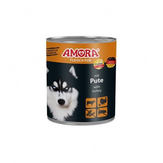 AMORA Dog Vlees Puur - Kalkoen 800g