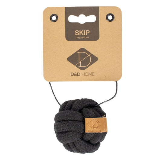 D&D Knotenbal Skip - zwart - 15cm