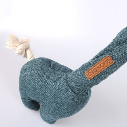D&D Hondenspeelgoed Chenille George - blauw