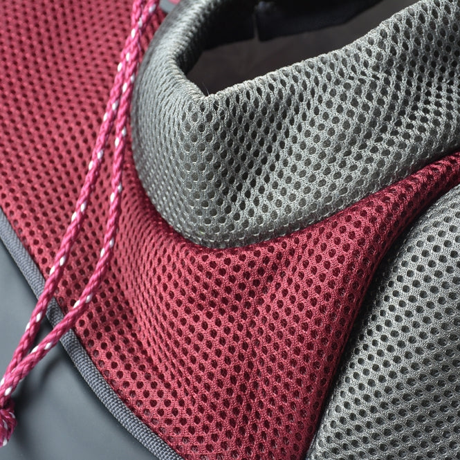 EBI - Fronttas Sarah Crazy Paws - Bordeaux - S - 25x15,5x43cm - max. 3 kg