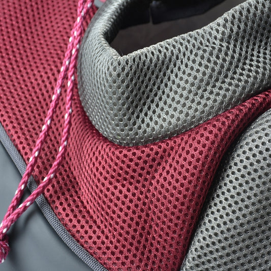 EBI - Fronttas Sarah Crazy Paws - Bordeaux - S - 25x15,5x43cm - max. 3 kg