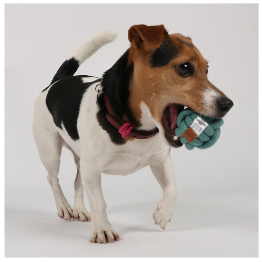 D&D Knotenbal Skip - blauw - 15cm