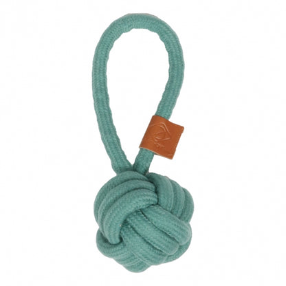 D&D - Geknoopte Bal met Lus - Harper - Blauw - 22 x 8 cm