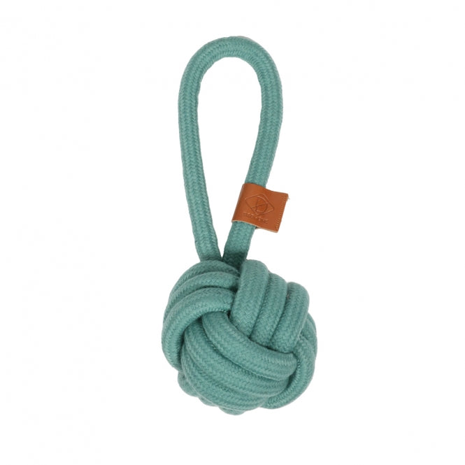 D&D Knotenbal met Lus Harper - blauw - 18,5 x 6cm