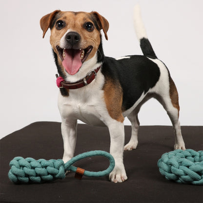 D&D - Katoenen kegel Kurt - Blauw - 36 x 5 cm