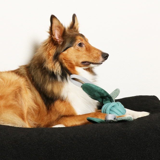 D&D - Katoenen speelgoed Jule - Blauw - 37 x 6,5 x 6,5 cm