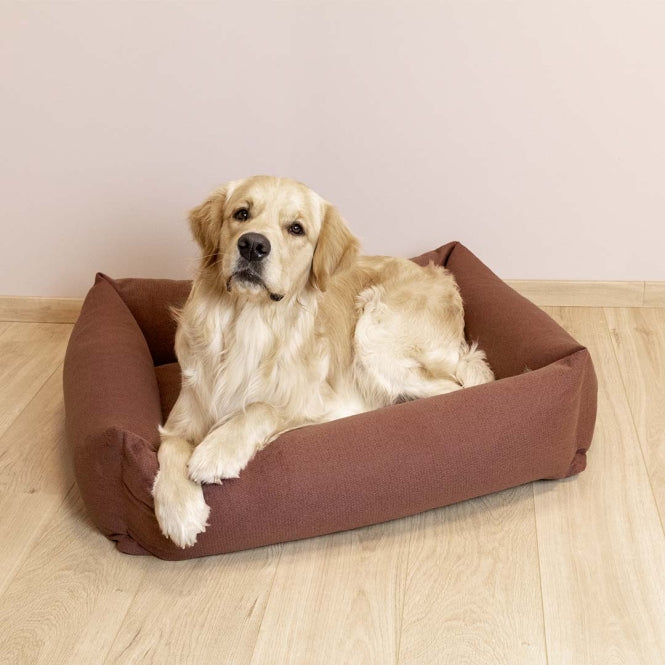 D&D Hondenbed Eden - maroon - 90x70x22cm