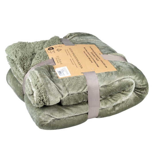 D&D Home deken Koppenhagen - Olijfgroen