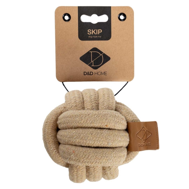 D&D Katoenspeelgoed Skip - zand - 9,5x9,5x9,5cm
