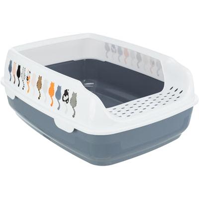 Trixie Kattenbak Delio Paars / Wit