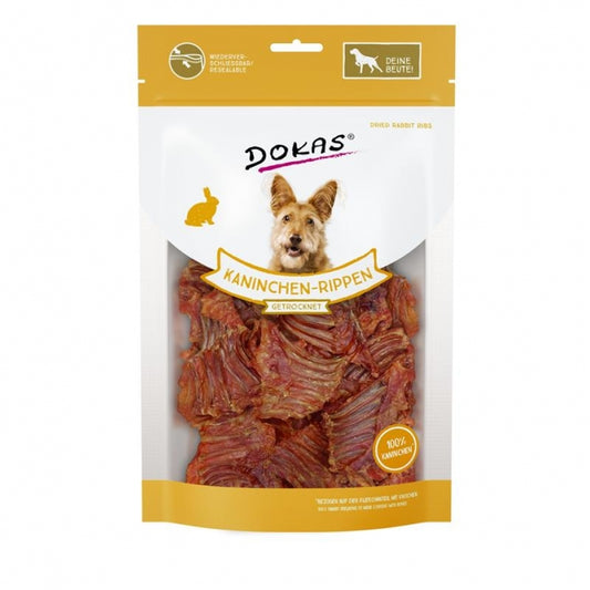 Dokas Dog Snack Konijn-Ribbetjes - 100 g