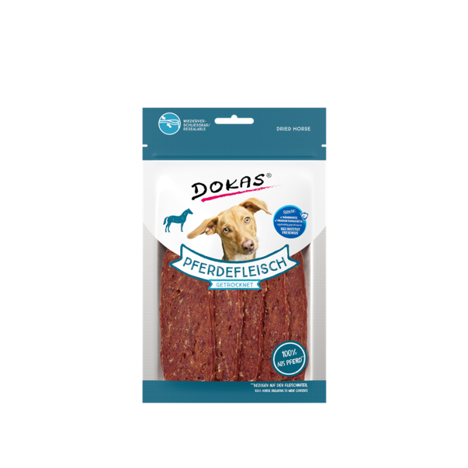 Dokas Hondensnack gedroogd paardenvlees 60g