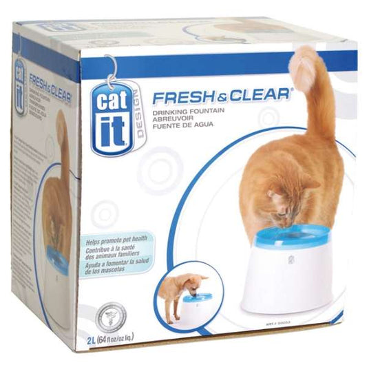 CATIT - Fresh+Clear Drinkfontein 2L - Blauw