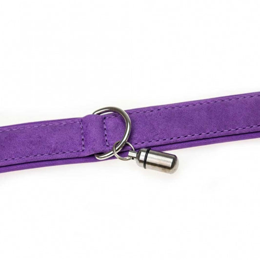 Karlie Halsband Buffalo Kalfsleer - Lila - 65 cm / 40 mm