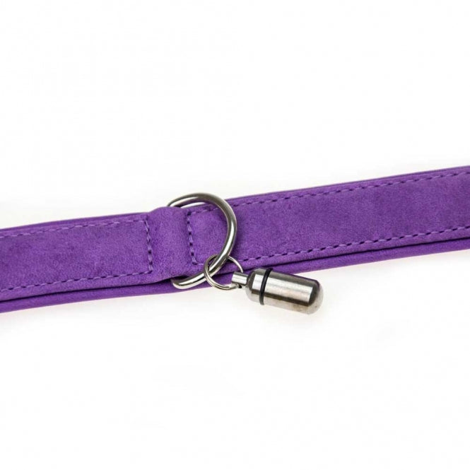 Karlie Halsband Buffalo Kalfsleer - Lila - 55 cm / 30 mm