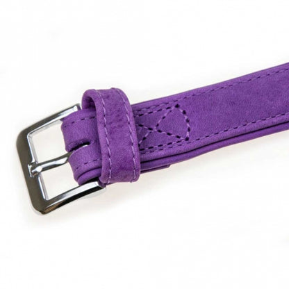 Karlie Halsband Buffalo Kalfsleer - Lila - 24 cm / 10 mm