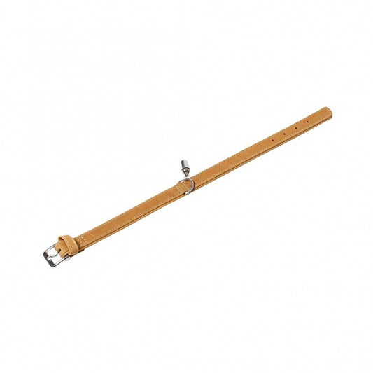 Karlie Halsband Buffalo Kalfsleer - Lichtbruin - 65 cm / 40 mm