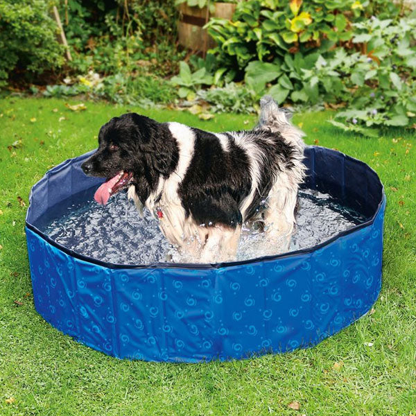 Karlie Flamingo DOGGY POOL Zwembad voor Honden - Blauw met Patroon - 160 cm
