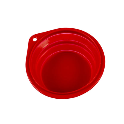 Duvo Silicone Reisbak - rood - 1000ml-18cm