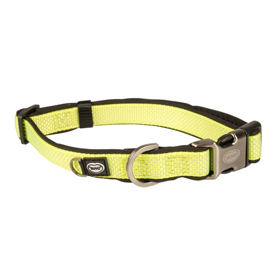 Duvoplus EXPLOR Noord Halsband - Neon geel - 20-35cm/15mm