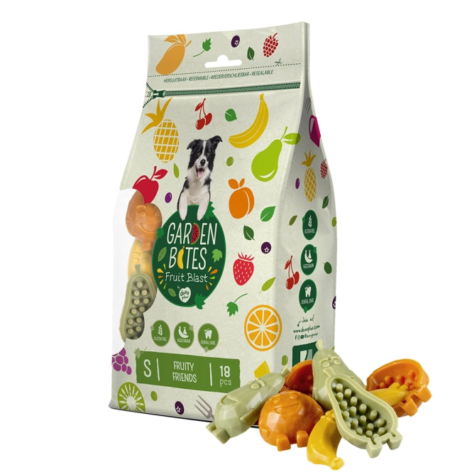 Garden Bites Fruity Friends - S - 7cm / 18 stuks