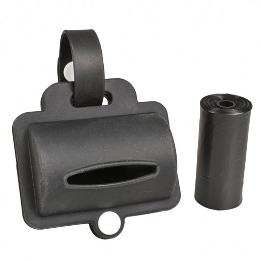 Duvoplus Hondenpoepzakjes-Houder Silicone - zwart