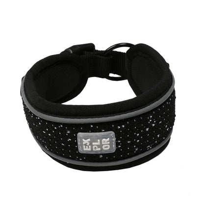 Duvoplus - EXPLOR Ultimate Fit Control Halsband Fashion - Graniet Zwart - S - 34-38cm