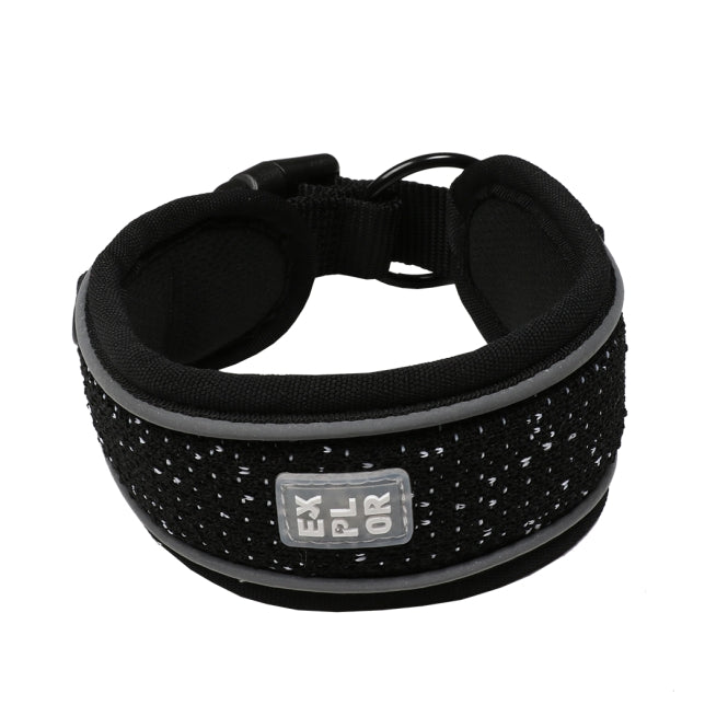 Duvoplus - EXPLOR Ultimate Fit Control Halsband Fashion - Graniet Zwart - M - 39-44cm